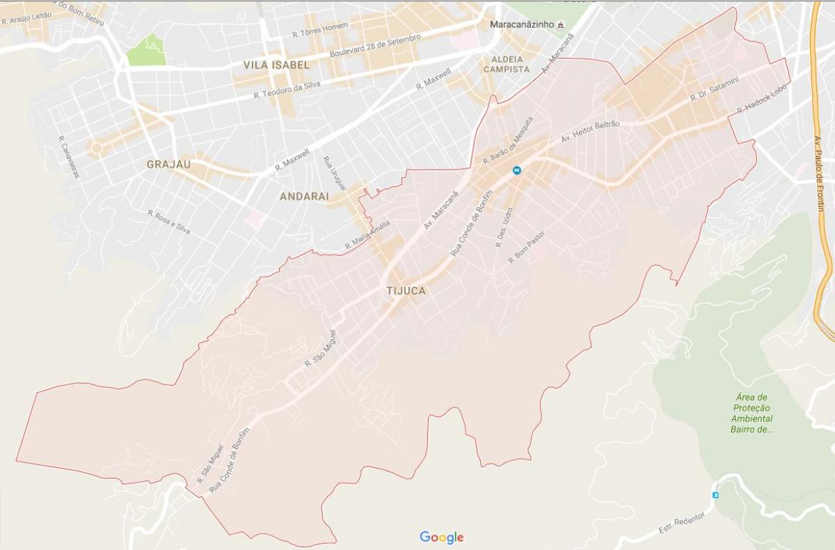 Map de Tijuca