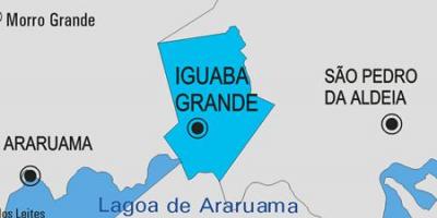 Kat jeyografik nan Iguaba Grande minisipalite a