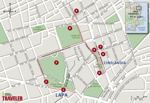 Kat jeyografik nan Cinelândia