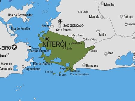 Kat jeyografik la nan Niterói minisipalite a