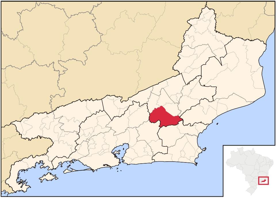 Map de Nova Friburgo