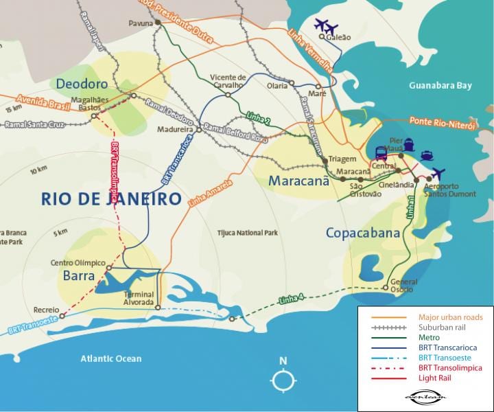 Kat jeyografik nan Rio de Janeiro èpòt