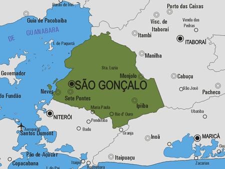 Kat jeyografik nan São Gonçalo minisipalite a