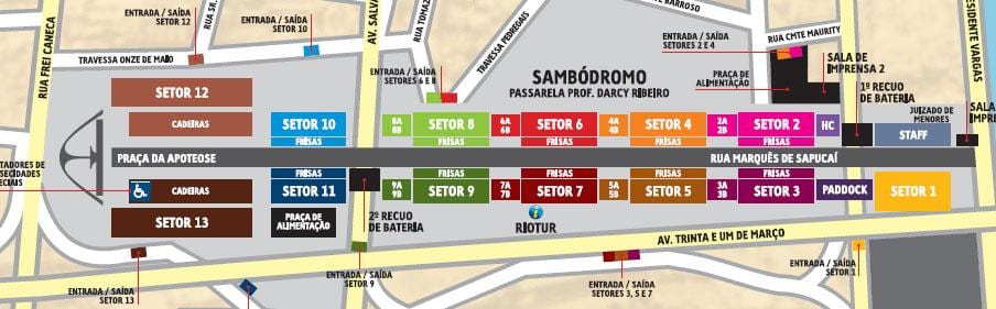 Kat jeyografik nan Sambódromo