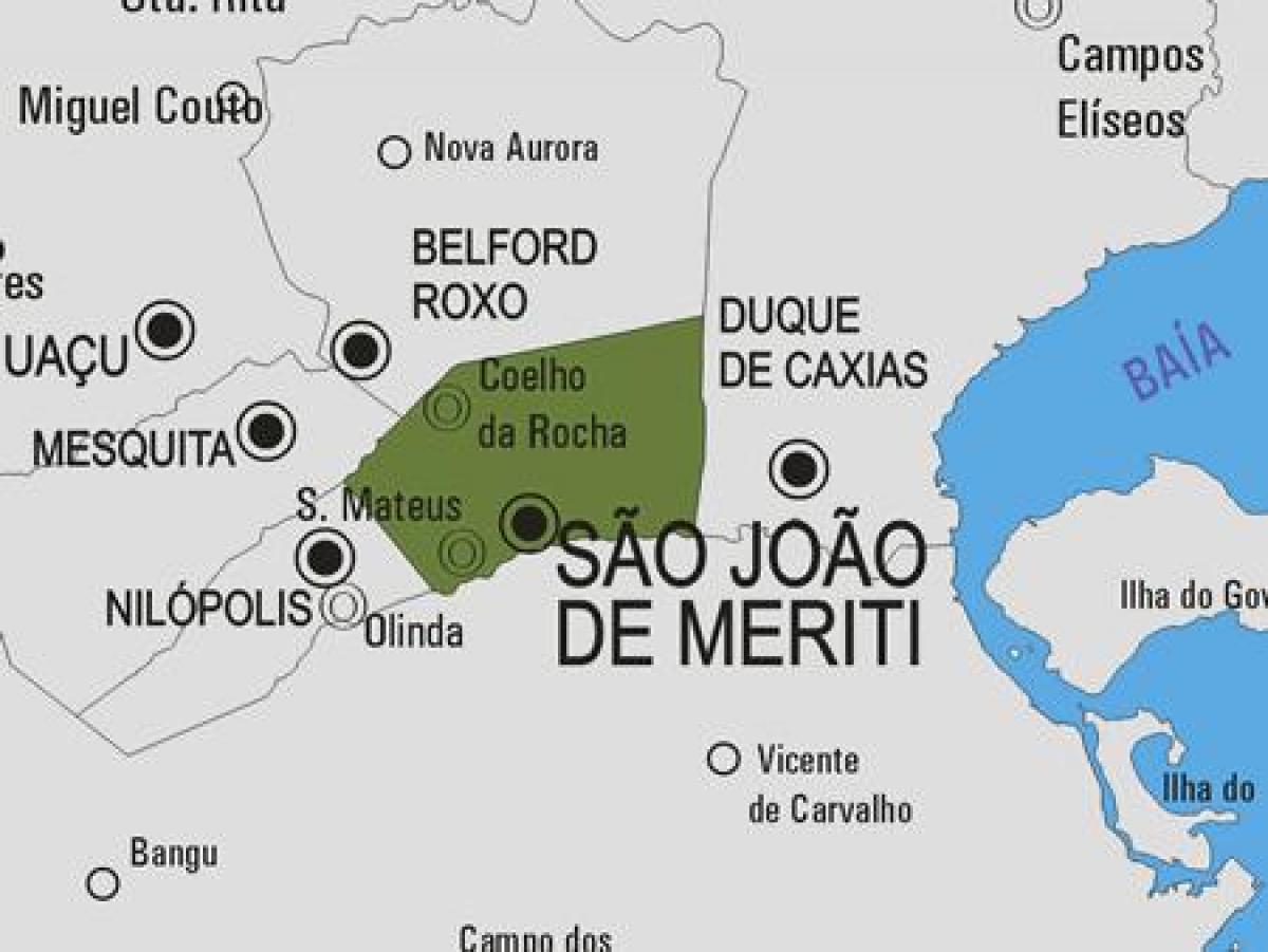 Kat jeyografik nan Sao João de Meriti minisipalite a
