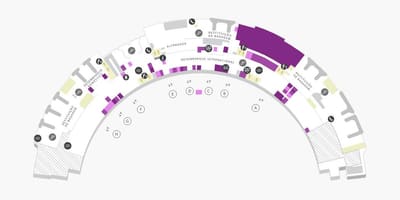 Kat jeyografik nan ayewopò Galeão Tèminal 1 Nivo 0
