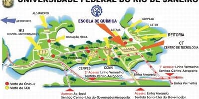 Kat jeyografik nan Federal inivèsite a nan Rio de Janeiro