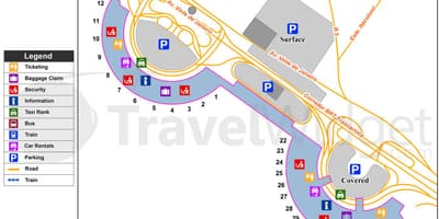 Kat jeyografik nan Galeão tèminal ayewopò