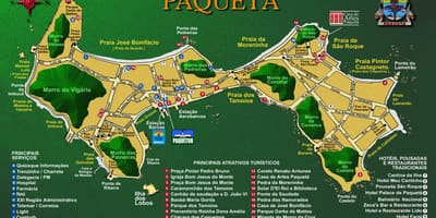 Kat jeyografik nan Ile de Paquetá