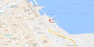 Kat jeyografik nan Praça Quinze